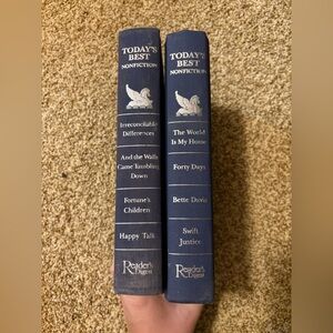 Reader’s Digest Today’s Best Nonfiction Vol 9 & 21 Hardcover First Ed
